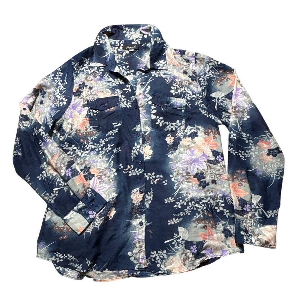 Gingerella Sonoma Floral Blouse XL Boho Soft